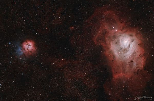 M20 and M21 - Astrophotography