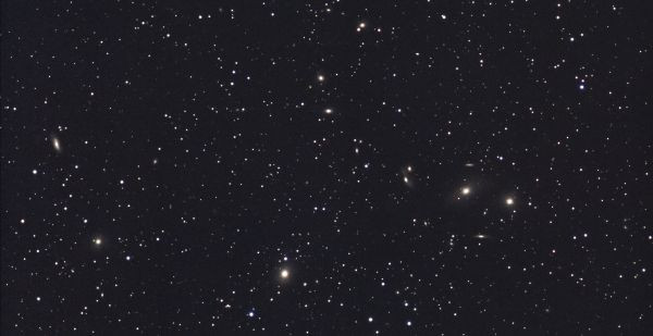 Markarian's Chain, M87, M89, M90 - Astrophotography