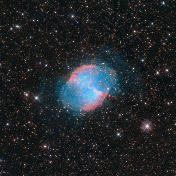 M27 - The Dumbbell Nebula (Crop) - Astrophotography