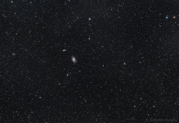 Галактики Боде и Сигара (М81 и М82) - астрофотография