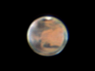 Rotation of Mars, 2014-04-11, 00:23-01:04 - астрофотография