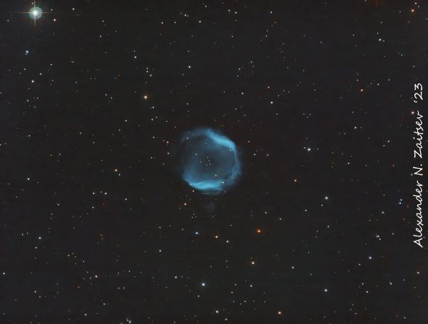 Планетарная туманность PK 104-29.1 в палитре HaORGB - астрофотография