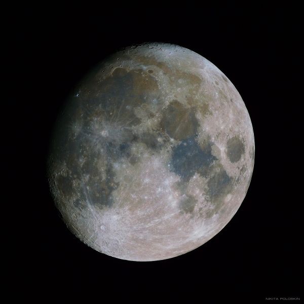 Луна 28 октября - астрофотография