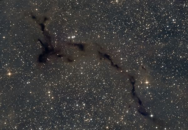 Тёмная туманность Barnard 150 "Морской Конёк" - астрофотография