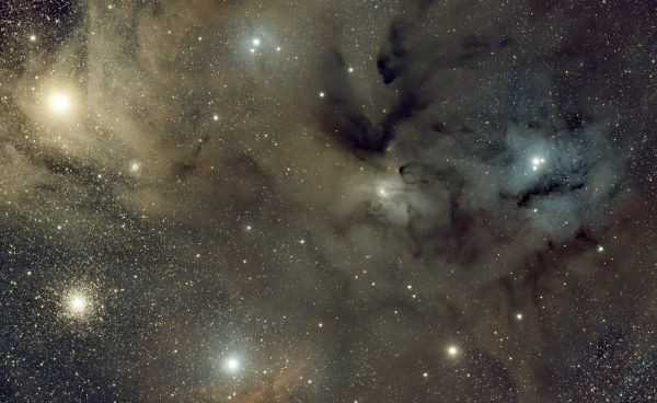 Antares, IC4604, IC4605, IC4603, M4, NGC6144 - Astrophotography