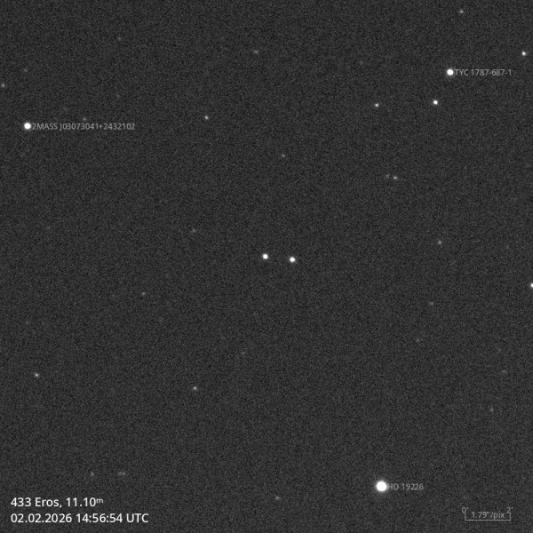 (433) Eros - Astrophotography