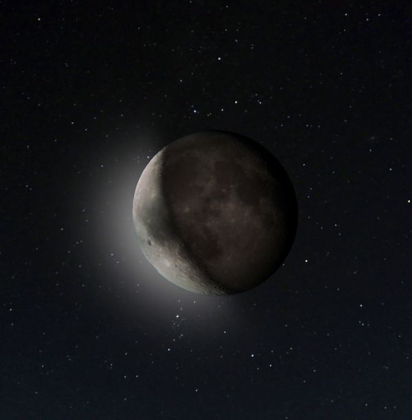 Moon composite - астрофотография