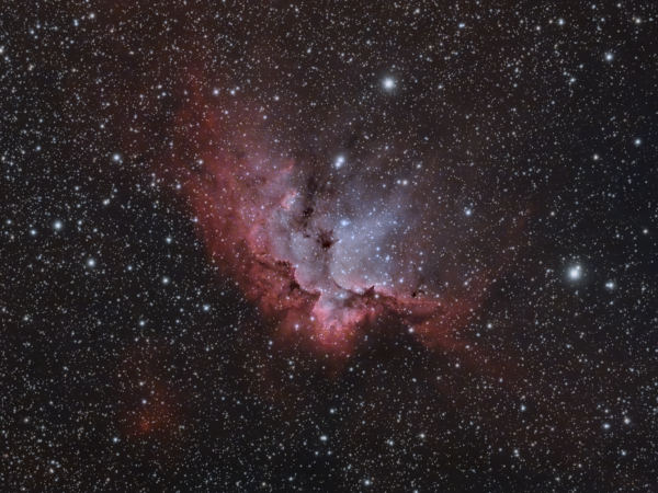 NGC 7380 - Wizard Nebula - астрофотография