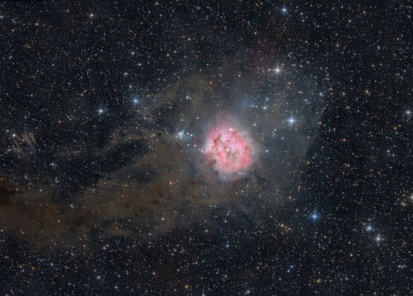 IC 5146 / Cocoon nebula RGB - астрофотография