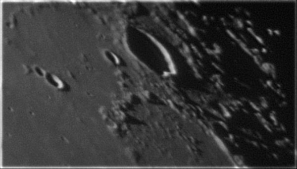Какие-то кратеры - астрофотография