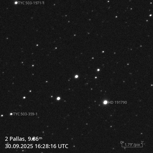 (2) Pallas - Astrophotography