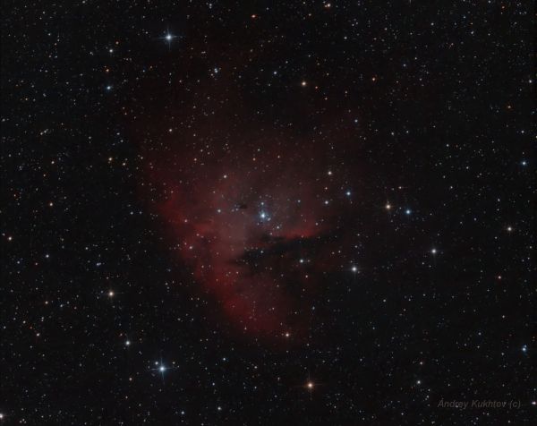 Пакман (NGC281) 03.11.2021 - астрофотография