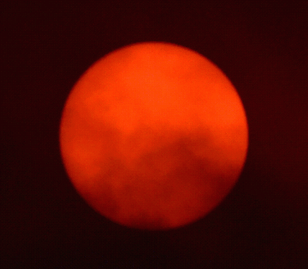 Солнечное затмение - астрофотография