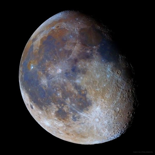 Луна 3 марта - астрофотография