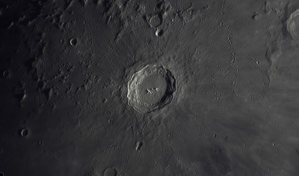 Луна, Коперник - астрофотография