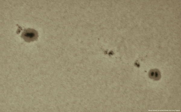 Active regions on the Sun 4384 and 4381 - March 7, 2026 - Astrophotography