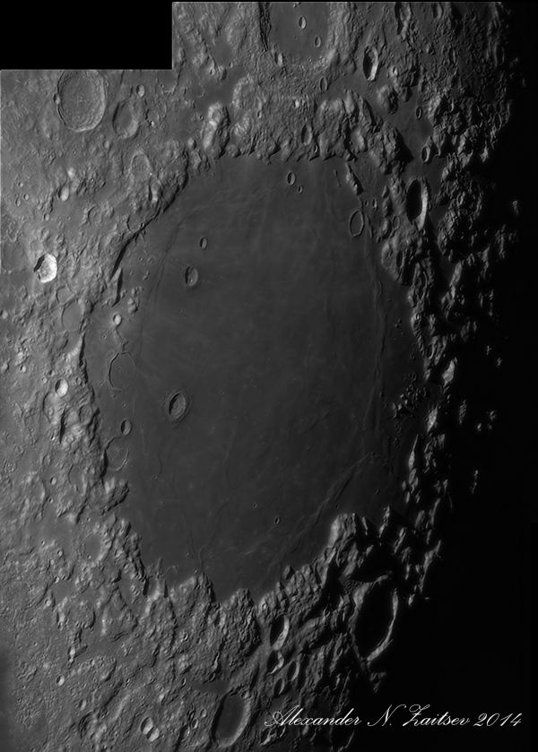 Луна, Mare Crisium - астрофотография