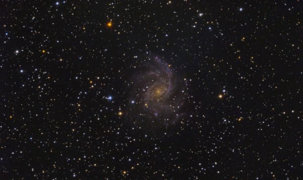 NGC 6946 галактика Фейерверк - астрофотография