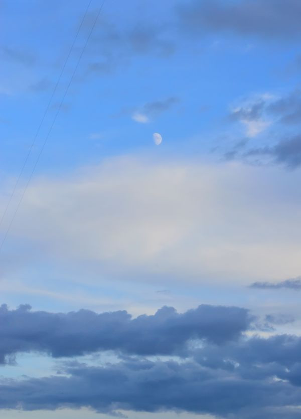 The Moon in the clouds. 24.06.26 - Astrophotography