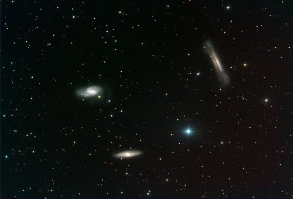 Leo Triplet - M65, M66 and NGC 3628 - Astrophotography