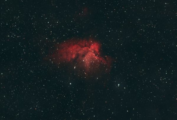 Wizard Nebula (shot during supermoon) crop frame - Astrophotography