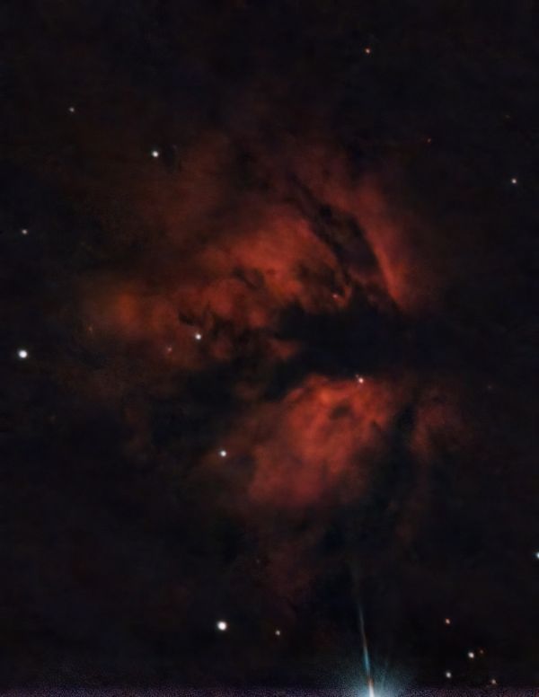 Пламя ic 434 - астрофотография