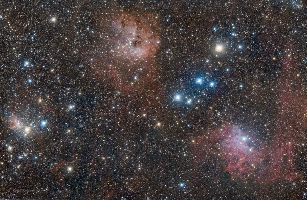 Nebulas in Auriga  - астрофотография