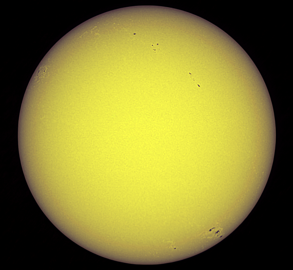 Солнце 01.05.24 в УФ - астрофотография