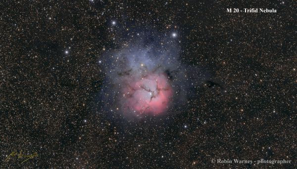 Messier 20 - Trifid Nebula - Astrophotography