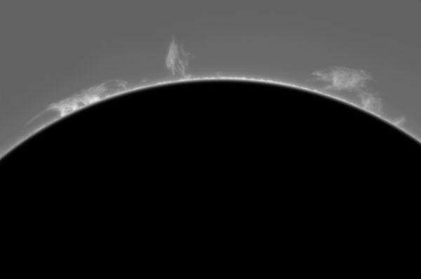 Prominences 16.03.2026 - Astrophotography