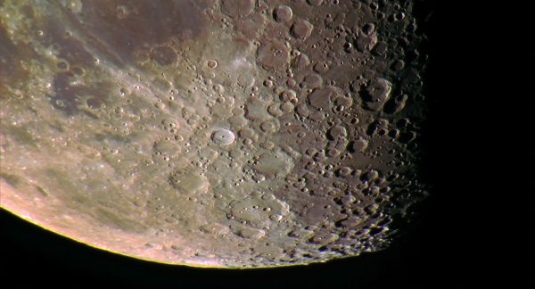 Color Moon - астрофотография