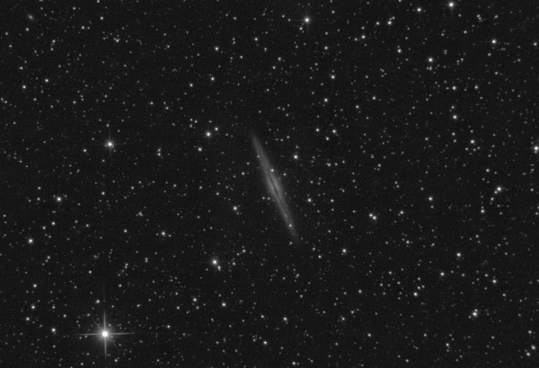 Галактика NGC891 в созвездии Андромеда - астрофотография