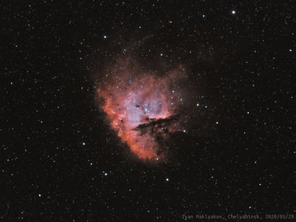 Туманность Пакман (NGC281). - астрофотография