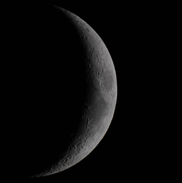 Moon (one frame) - астрофотография