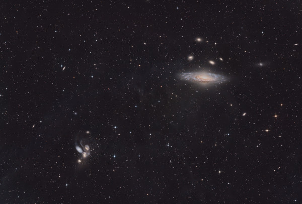NGC7331 (Caldwell 30) & Stephan's Quintet + SN 2025rbs (supernova) - Astrophotography