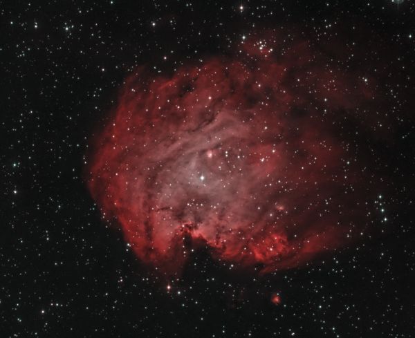NGC2174 Туманность Голова обезьяны (HOO) - астрофотография