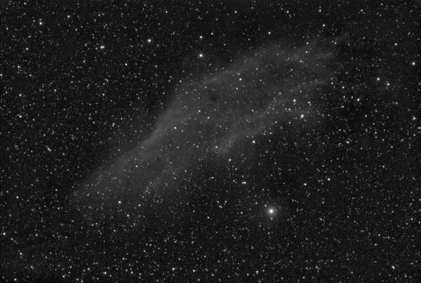 NGC 1499 (Калифорния) - астрофотография