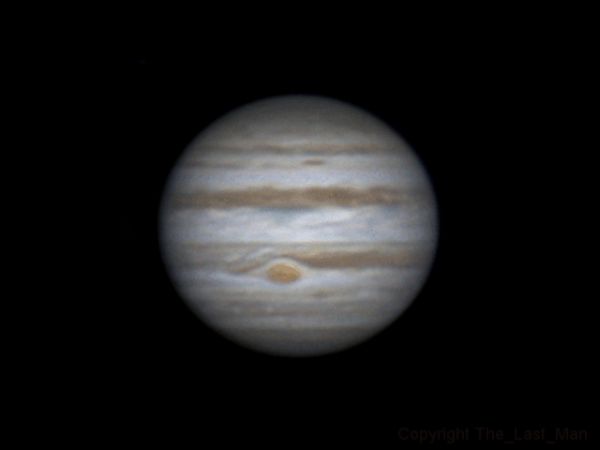 Rotation of Jupiter with GRS (21:03-23:45, 15 feb 2015) - астрофотография