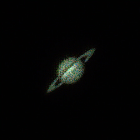 Morning Saturn - Astrophotography