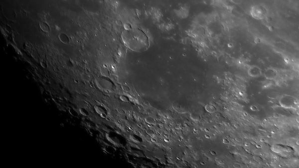 Луна - Море Влажности и его окрестности. 21.05.2024 00.23 (GMT+5) - астрофотография