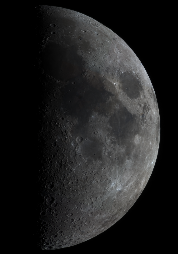 Панорама Луны 15.04.2024 - астрофотография