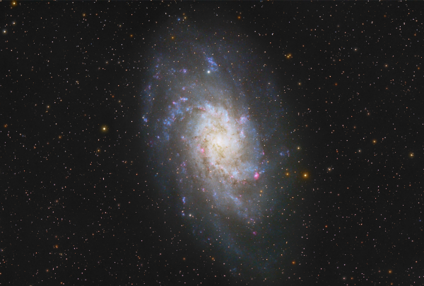 Галактика М33 (M33 Galaxy) Окончательный вариант - астрофотография