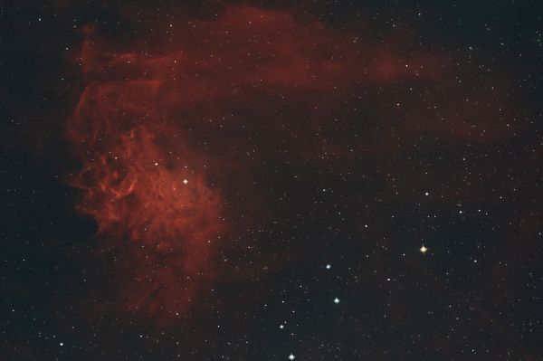 C31_IC405_Пылающая звезда - астрофотография