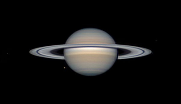 Saturn, Tethys, Mimas, Enceladus 20.09.2026. - Astrophotography