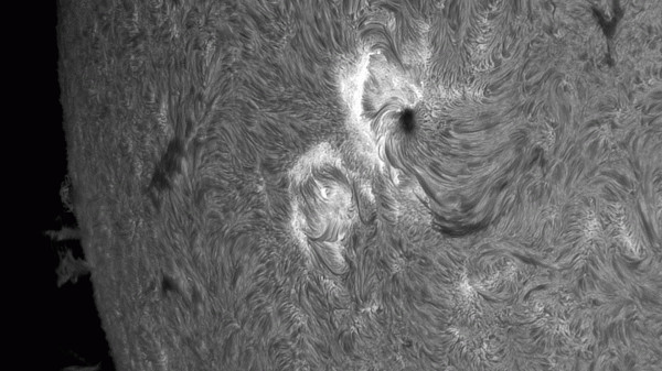 Time-lapse of AR4498 over 25 minutes - Astrophotography