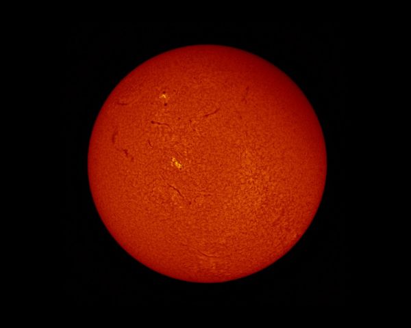 Sun in H-alpha, 30 apr 2014, 15:34 - астрофотография