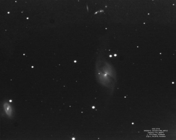 NGC 3718 - астрофотография