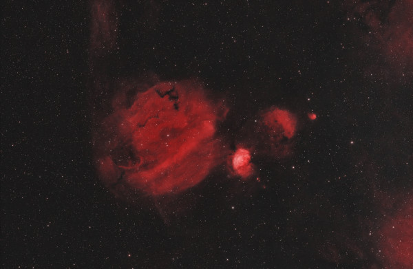 Sh2-232, Sh2-233, Sh2-231 & PK173+03.1 in Auriga - Astrophotography