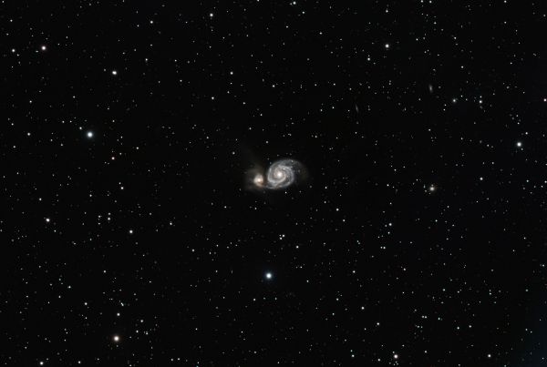 Группа галактик Водоворот M 51  - астрофотография