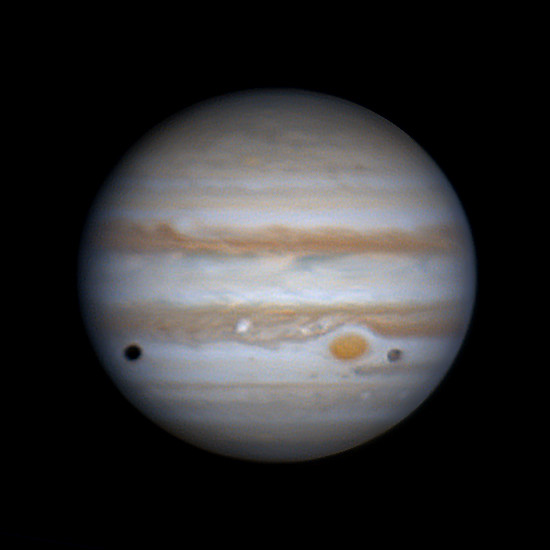 Jupiter 04.02.2026. Transit, shadow transit of Ganymede. - Astrophotography